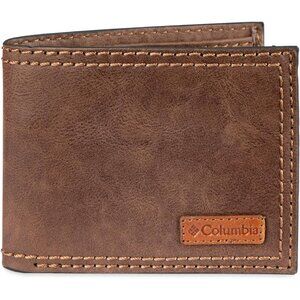 Men's Classic Pu Leather Imported Wallet Dark Tan Style Card Fashion Designed